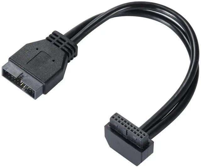Main image of USB Extension Cable USB 3.0 Motherboard Front 19 Pin Male to Female Extension Cable High Speed Connection (The Interface Faces Outward)