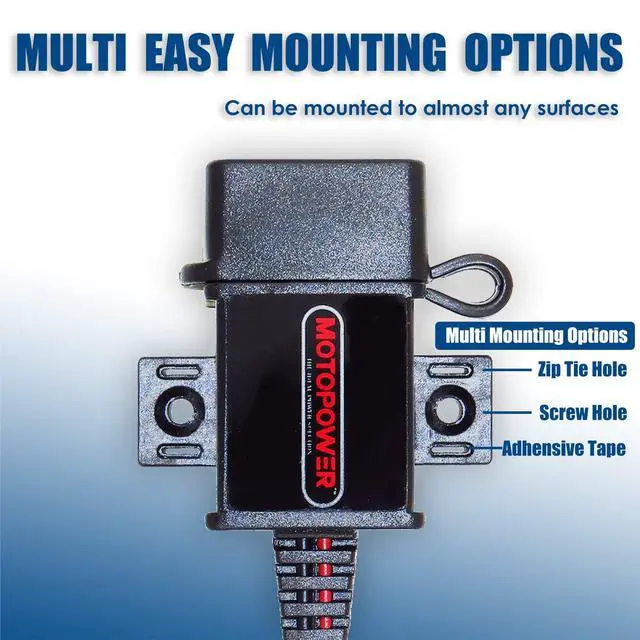 Alt view image 4 of 7 - MP0609A 3.1Amp Motorcycle USB Port Kit SAE to USB Adapter On Motorcycle