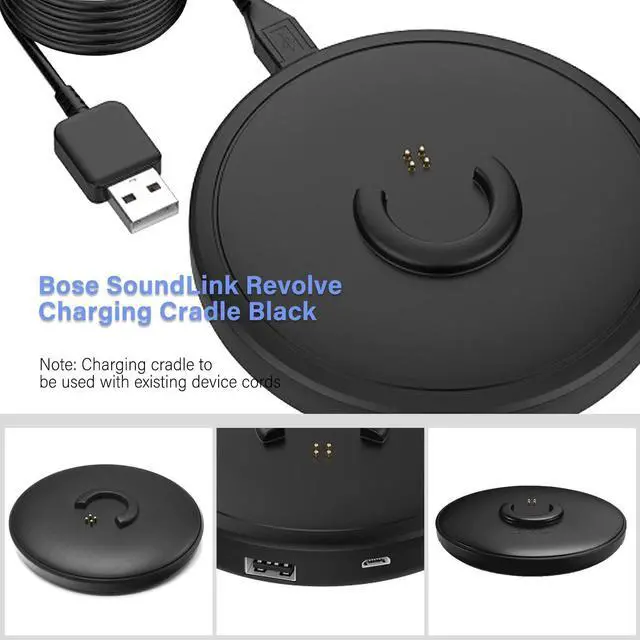 Alt view image 3 of 6 - Charging Cradle Charger for Bose Soundlink Revolve/Soundlink Revolve+ (Series II) Revolve Plus/Plus 2 Speaker Charging Dock Replacement Charger Base