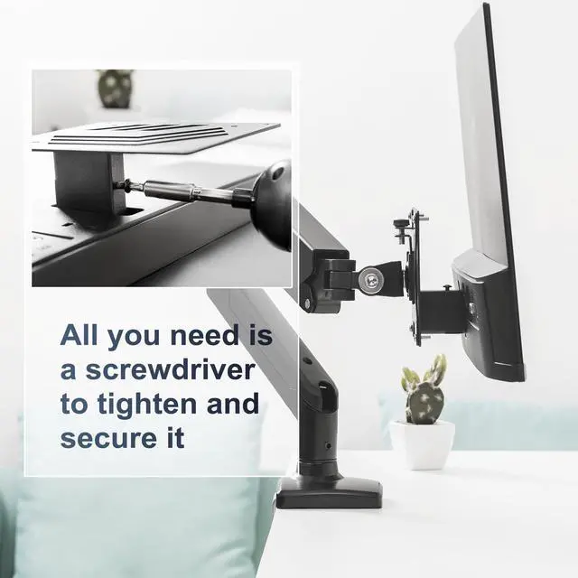 Alt view image 4 of 7 - Wall Mount VESA Adapter Bracket Compatible with HP M Series Monitors M22f M24f M24fd M24fw M24fwa M27f M27fd M27fq M27fw M27fwa M32f 524sa 524sw 524sf 527sa 527sw 527sf and 532sf