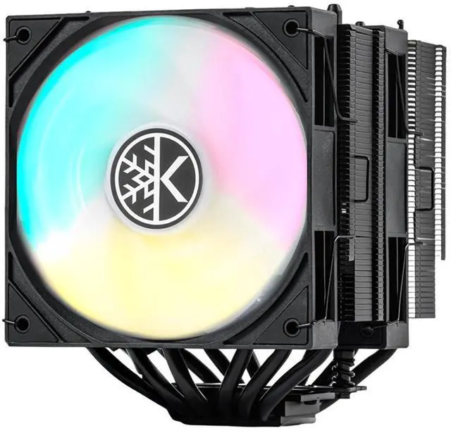 Main image of Iron Wind 120 ARGB Dual Towers CPU Air Cooler for AMD Intel, Black