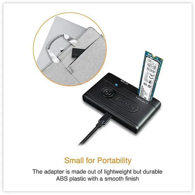 Alt view image 3 of 5 - 2.5 & M.2 SATA III HDD SSD to USB 3.2 Gen 1 (5Gbps) Hard Drive Docking Station Reader Adapter | EZ-Adapter MB031U-1SMB