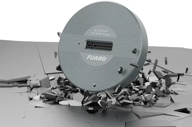 Alt view image 6 of 6 - M.2 NVMe & SATA to USB C Adapter, SSD Docking Station, M.2 SSD to USB A and Type C M.2 (M Key, B+M Key) NVMe and SATA NGFF SSD Reader, SSD 2280 2260 2242 2230 22110 Dock