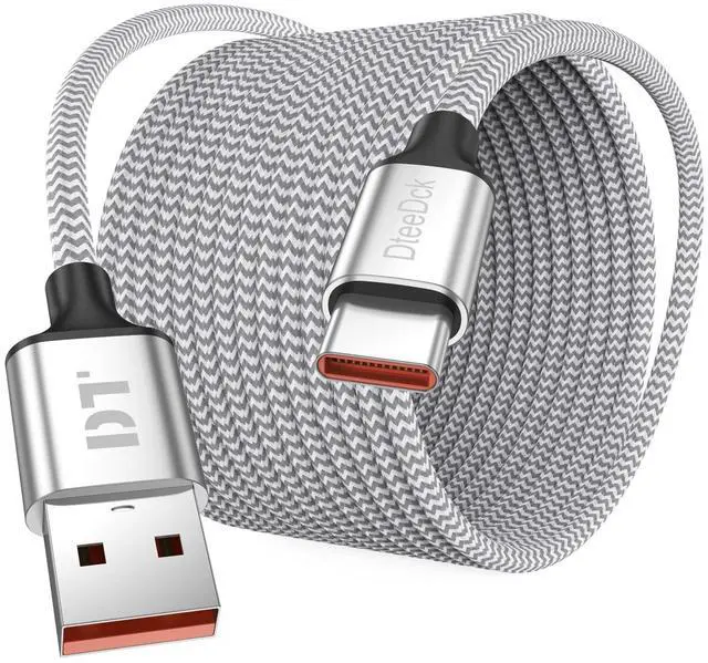 Main image of 20 Ft USB C Cable, Long USB A 2.0 to Type C 12W Fast Charging & Data Transfer Cord Compatible with Xbox PS5 Controller, iPhone 17/16/15, Android Phone, Tablet, Game Controller, Camera, and more