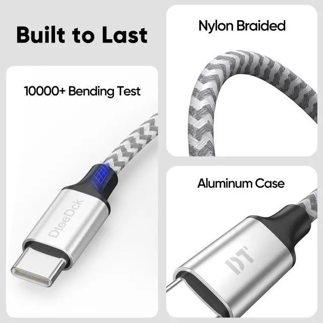 Alt view image 7 of 7 - 20 Ft USB C Cable, Long USB A 2.0 to Type C 12W Fast Charging & Data Transfer Cord Compatible with Xbox PS5 Controller, iPhone 17/16/15, Android Phone, Tablet, Game Controller, Camera, and more