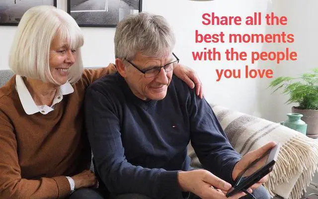 Alt view image 2 of 6 - 10 Inch WiFi Digital Picture Frame - Electronic, Wall Mountable Smart FramesFrameo App - Send Photos & Videos from Anywhere - IPS LCD Panel, Touchscreen Portrait & Landscape Display(Black)