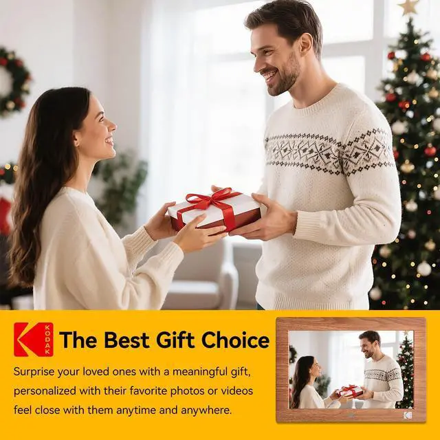 Alt view image 6 of 7 - 10.1 inch Digital Photo Frame, NO WiFi with Remote Control Digital Picture Frame, 1280 * 800 HD IPS Screen, Automatic On/Off