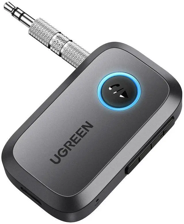 Main image of 5.4 Aux Bluetooth Adapter, Noise Cancelling 3.5mm AUX Bluetooth Car Adapter, Wireless Audio Receiver for Home Stereo/Wired Speaker, 15H Battery Life