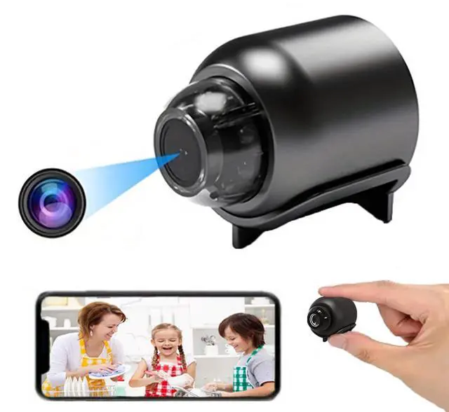 Main image of Wireless Camera Hidden Cameras, Mini Nanny Cam Smart Home, Small Indoor Outdoor Camera with Remote View, Compatible with Android and iOS, Baby, Pet Monitor, Car Guard(Video Only)