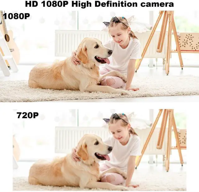 Alt view image 4 of 6 - 1080P Camera Charger with 2.4Ghz/5Ghz WiFi - Wireless Mini Camera for Pets Nanny - Real Time Monitoring - Small Nanny Cam for Indoor Home Security