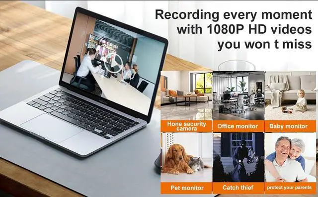 Alt view image 6 of 6 - USB Charger Camera - WiFi Small Camera - Full HD 1080P Mini Wireless Nanny Cam Motion Detection with App Live Feed