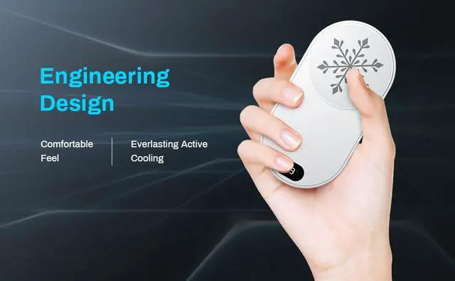 Alt view image 7 of 7 - Phone Cooler for Gaming, Magnetic Semiconductor iPhone Cooler Cooling Fan, Keep Phone Cool Fan for Phone