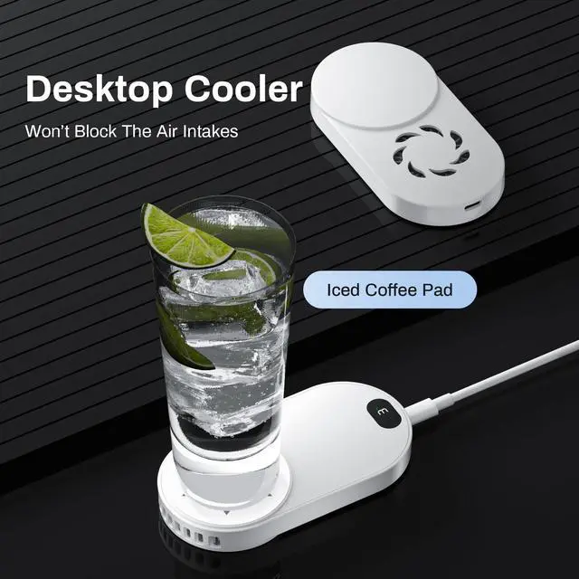 Alt view image 6 of 7 - Phone Cooler for Gaming, Magnetic Semiconductor iPhone Cooler Cooling Fan, Keep Phone Cool Fan for Phone