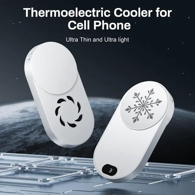Alt view image 5 of 7 - Phone Cooler for Gaming, Magnetic Semiconductor iPhone Cooler Cooling Fan, Keep Phone Cool Fan for Phone