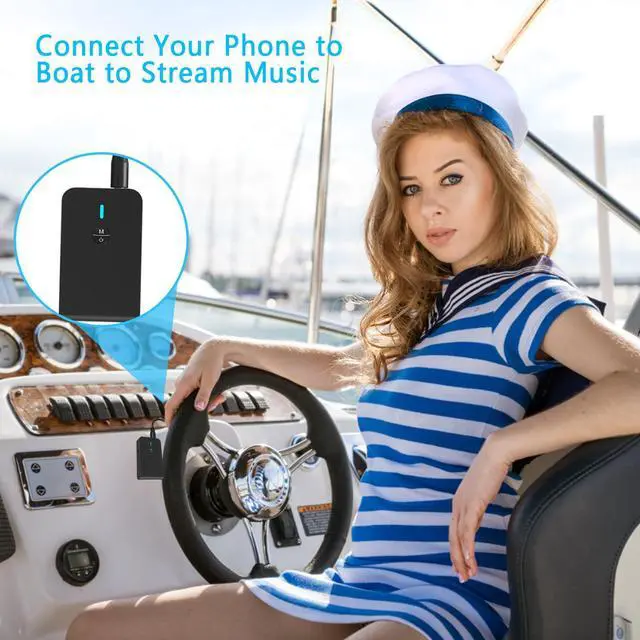 Alt view image 6 of 6 - Bluetooth 5.3 Transmitter Receiver for TV and Wireless Headphones, 2-in-1 Bluetooth Adapter, Wireless Transmitter for TV, PC, MP3, Gym, Airplane Use with Any 3.5 mm Audio Jack