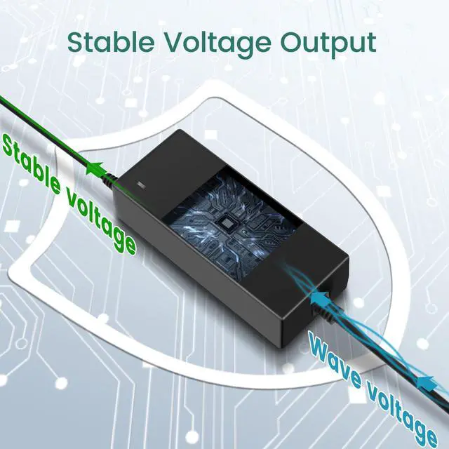 Alt view image 6 of 7 - 12V Power Supply 6A 72W AC/DC Adapter, AC 100-240V to DC 12 Volt 6 Amp Power Converter Low Voltage Transformer with 5.5 x 2.1mm DC Tip for LED Strip Security CCTV Cameras Router LCD Monitor