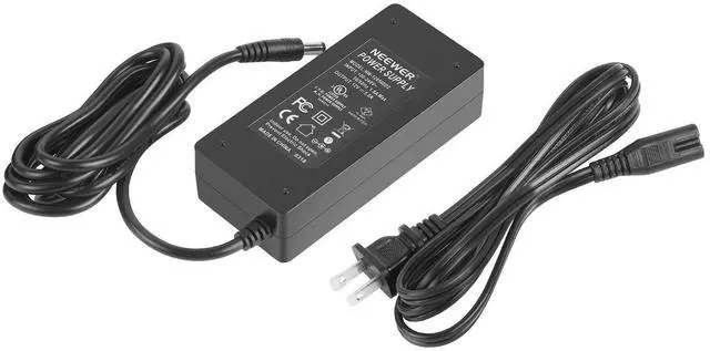 Alt view image 4 of 7 - AC 100-240V to DC 12V 5A 60W Power Supply Adapter with 6.5 feet/2 Meters Power Cable Compatible with 660 960 LED Video Light and Max. 12V 5A 60W Ring Light, UL Listed (US Plug)