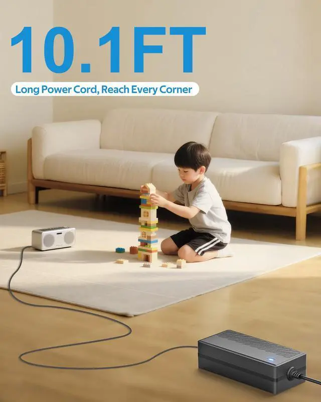 Alt view image 4 of 7 - 12V Power Supply 5A 60W Max AC Adapter 100~240V 50-60hz to 12 Volt Transfomer Power Adapter 5Amp 4A 3A 5.5x2.5mm Plug with Wire Terminal for LED Light CCTV Security Camera PC Monitor