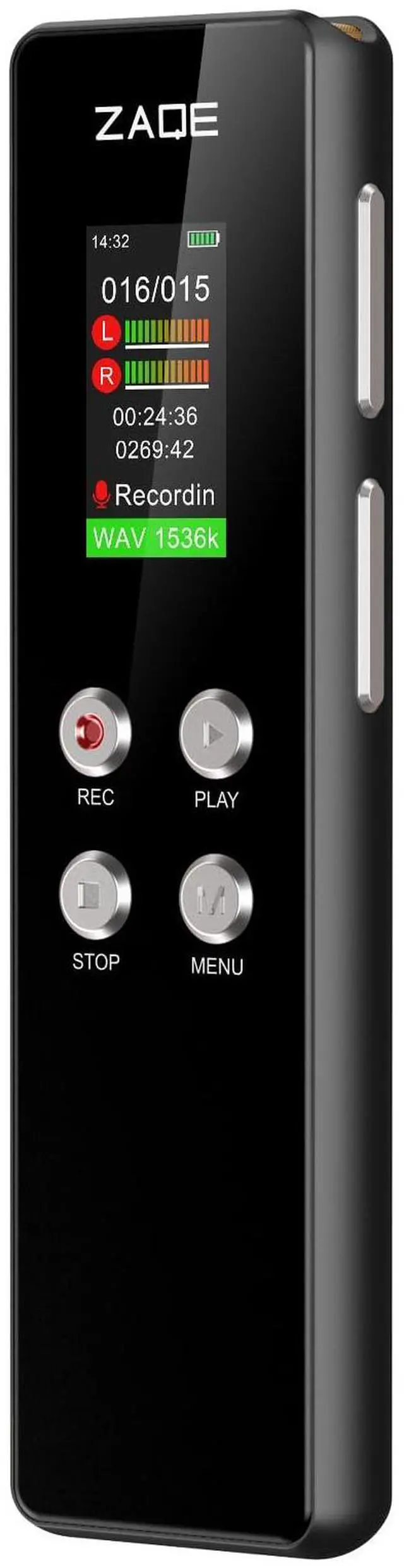 Main image of Digital Voice Recorder Voice Activated Recorder, Audio Recorder Dictaphone Recording Device with Playback, Tape Recorder Portable Mini, Password,Variable Speed, Audio Recorder with USB