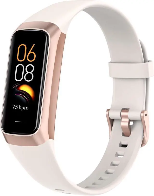 Main image of Fitness Tracker with Heart Rate/Blood Oxygen/Sleep Monitor, 20+ Sports Modes Smart Watches for Women/Men, Activity & Step Tracker Smart Watch for Android/iOS Phones (White)