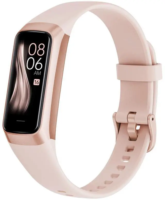 Main image of Fitness Tracker with Heart Rate/Blood Oxygen/Sleep Monitor, 20+ Sports Modes Smart Watches for Women/Men, Activity & Step Tracker Smart Watch for Android/iOS Phones (Rose Pink)