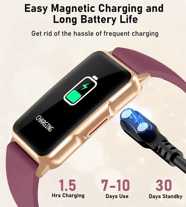 Alt view image 3 of 7 - Smart Watch Health Fitness Tracker with 24/7 Heart Rate, Blood Oxygen Blood Pressure Sleep Monitor, 115 Sports Modes, Step Calorie Counter Pedometer IP68 Waterproof for Android and iPhone Women Men