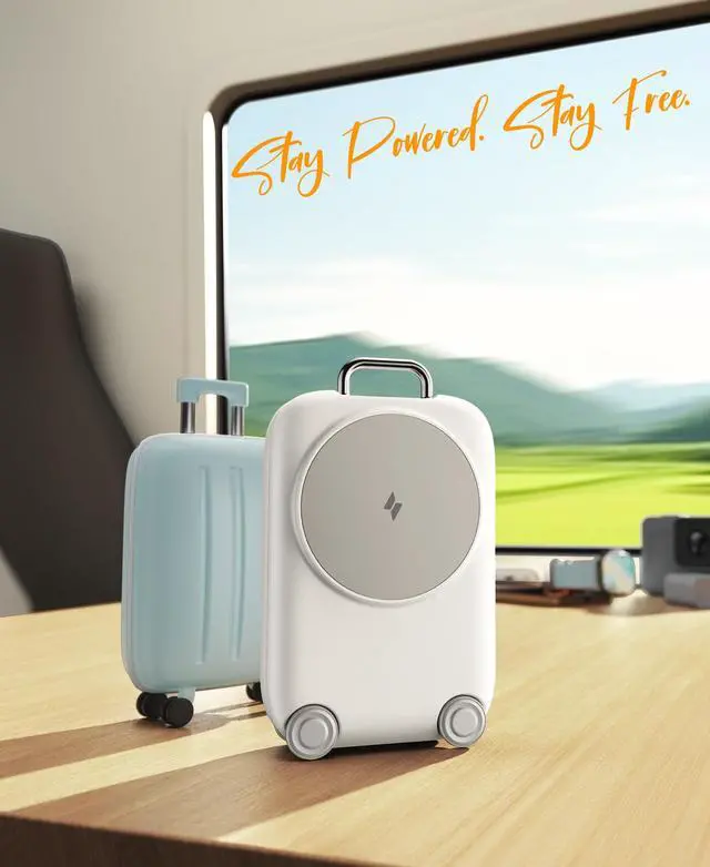 Alt view image 2 of 7 - Traveling Fast Wireless Charging Station for Apple Devices, Magnetic 3 in 1 MagSafe Charger Stand for iPhone 17 16 15 14 13 12 Pro Max Plus Air, Apple Watch&Air pods Pro