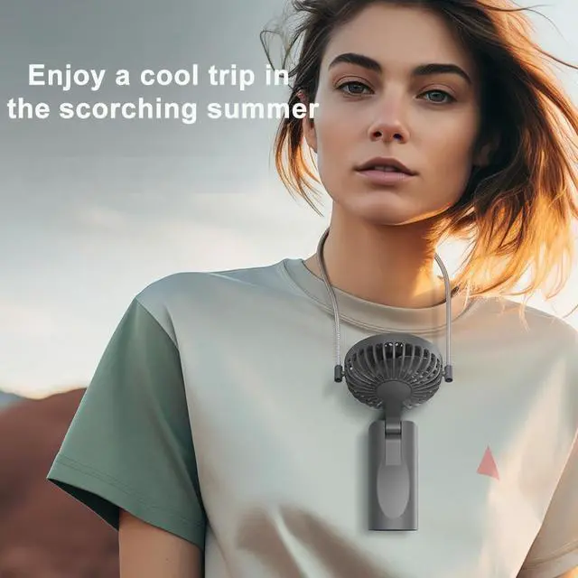 Alt view image 6 of 7 - Portable Handheld Fan with 5000mAh Battery & Real-Time Battery Display - 180° Adjustable, USB Rechargeable, Foldable Design for Travel/Summer/Outdoor/Office/Concerts (7-19 Hours Runtime) - Ideal Gift