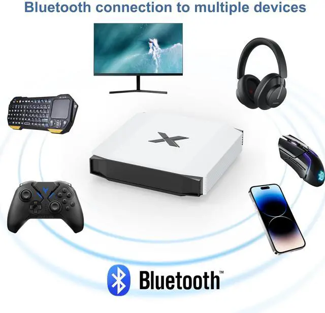 Alt view image 3 of 7 - Android TV Box 4GB RAM 32GB ROM Quad-core Smart TV Box Android 4K, Support 2.4G/5.0G Dual WiFi 8K Utral HD / 3D / H.265 100M Ethernet Bluetooth 5.0
