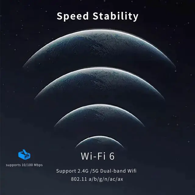 Alt view image 6 of 7 - 8K Android TV Box 13.0 2GB RAM 16GB ROM Smart TV Box RK3528 Chipset Support 2.4G/5.0G WiFi 6 HDR10 BT5.0 USB3.0 Ethernet LAN 3D 1080P 2K 4K+ Utral HD Streaming Media Player