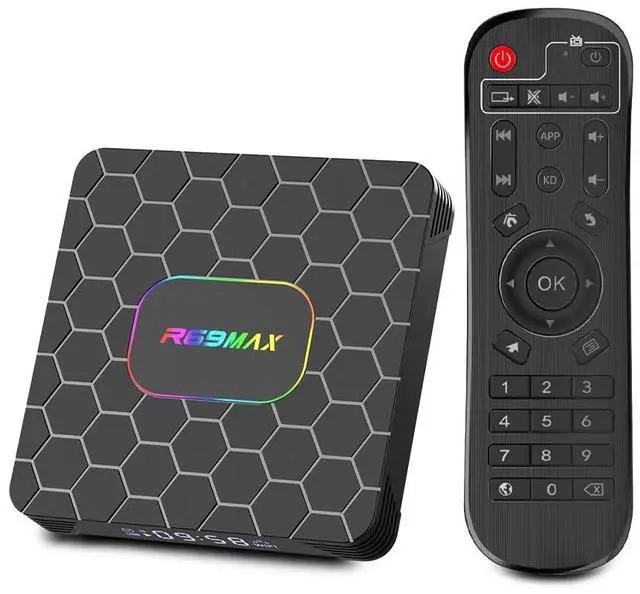 Main image of Android 14 TV Box 2025, R69 Max Android Box with 4GB RAM 32GB ROM RK3528 Quad-Core for Smart TV, 8K HD Video Decoding & HDR 10 Video Output Support WiFi6 2.4Ghz/5.0Ghz BT 5.0 TV Box
