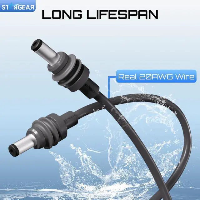 Alt view image 4 of 7 - Mini Cable 6.5FT, 20AWG Replacement Starlink Mini DC Power Cable Starlink Mini Accessories, Starlink Power Cord Outdoor