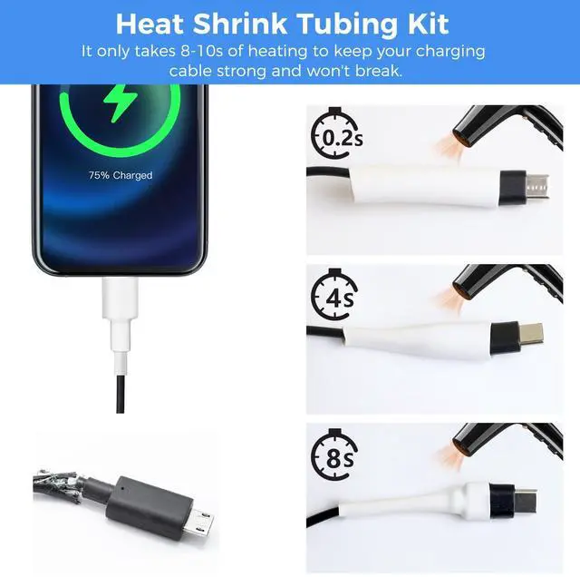 Alt view image 6 of 7 - iPhone Charging Port Cleaning Tool,USB C Cleaning Kit for Cell Phone Airpod, Repair Kit for Laptop PC Data Cable (White)