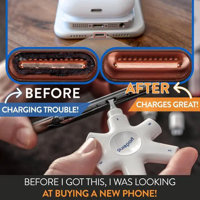 Alt view image 3 of 6 - USB-C Multi-Tool Phone Cleaning Kit | Clean Repair & Restore Cell Phone Tablet & Laptop USB C Ports & Cables | Fix Unreliable & Bad Connections | Extend The Life of Your Tech Devices (Black)