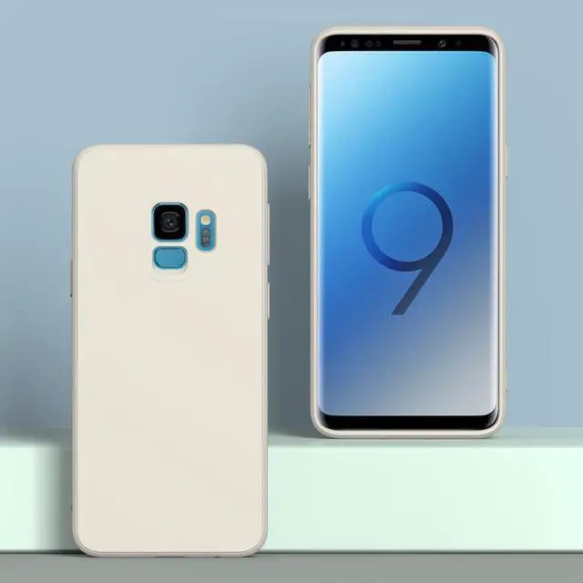 Alt view image 2 of 7 - for Samsung Galaxy S9 Case White, Scratch Resistant with Soft Touch, Slim Thin Phone Cover for Samsung Galaxy S9