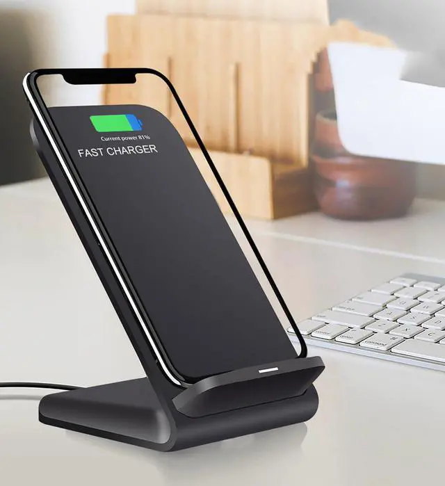 Alt view image 2 of 6 - Wireless Charger(Stand), 20W Fast Wireless Charging Stand for Samsung Galaxy S24/S24+/S24 Ultra/S23/S22/S21/S20/S10/Note,for Google Pixel 8/7/6, for LG and More.