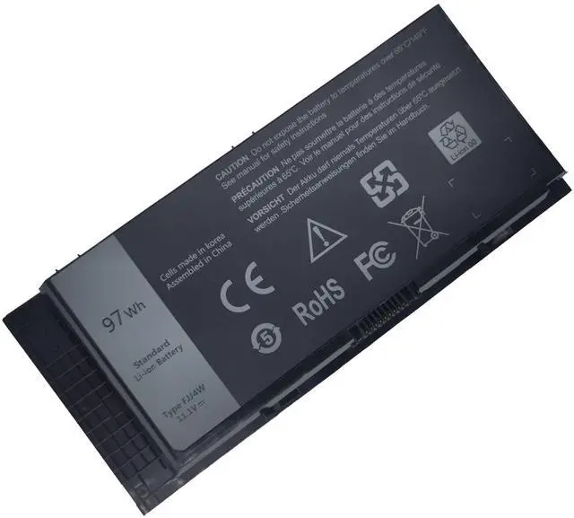 Main image of FJJ4W Laptop Battery Replacement for Dell Precision M4600 M4700 M4800 M6600 M6700 M6800 Series Notebook FV993 R7PND V7M28 H1MNH N71FM