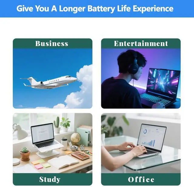 Alt view image 7 of 7 - FJJ4W Laptop Battery Replacement for Dell Precision M4600 M4700 M4800 M6600 M6700 M6800 Series Notebook FV993 R7PND V7M28 H1MNH N71FM