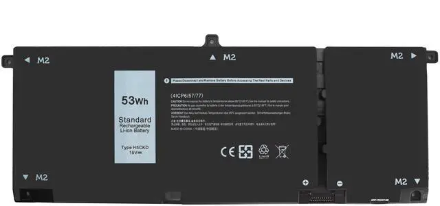 Main image of H5CKD Laptop Battery Replacement for Dell Inspir-on 5400 5406 7405 7300 7306 7500 7506 2-in-1 Silver 5300 5301 5401 5402 5408 5409 5501 5502 5508 5509 Series.