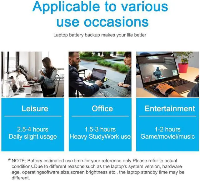 Alt view image 7 of 7 - M5Y1K 14.8V 40wh Battery Replacement for Dell Inspiron 14 15 17 5000 3000 Series 5559 5558 3451 3452 3458 3551 5458 5755 5756 5758 5759 P47F P51F P52F P63F P64G 453-BBBQ GXVJ3 WKRJ2 HD4J0 991XP VN3N