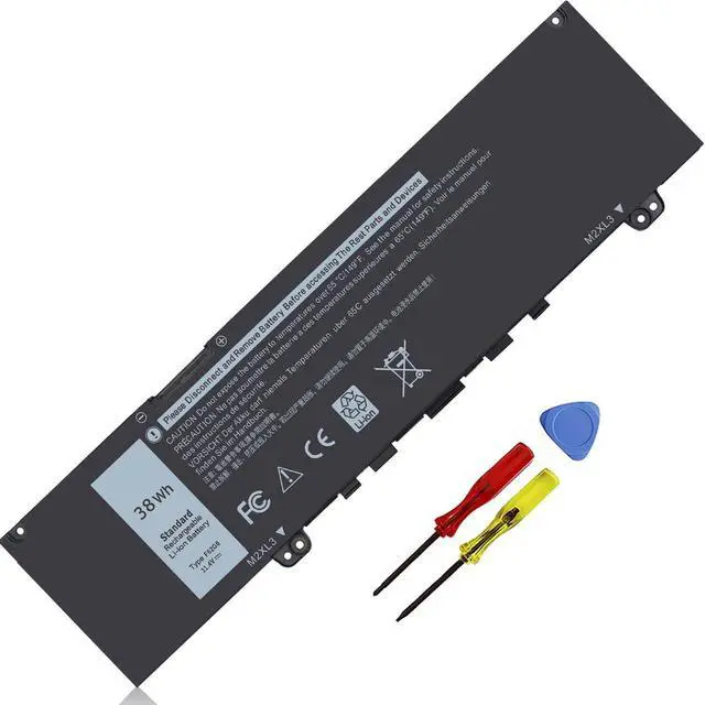 Main image of 38Wh F62G0 Battery for Dell Inspiron 13 7000 7373 i7373 7386 2-in-1 7370 7380 5370 13-7373-0842 Series P83G P87G P91G P83G001 P83G002 P87G001 Vostro 13 5370 39DY5 039DY5 0F62G0 RPJC3 F62GO 11.4V