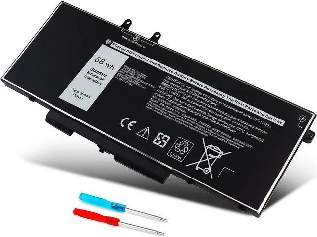 Main image of 68Wh 3HWPP Laptop Battery Replacement for Dell Latitude 5510 5410 5501 5401 5511 5411 Precision 3541 3551 Inspiron 7706 2n1 Inspiron 17 7500 7506 2-in-1 Black Edition 03HWPP 10X1J N2NLL 1VY7F 451-BCMN