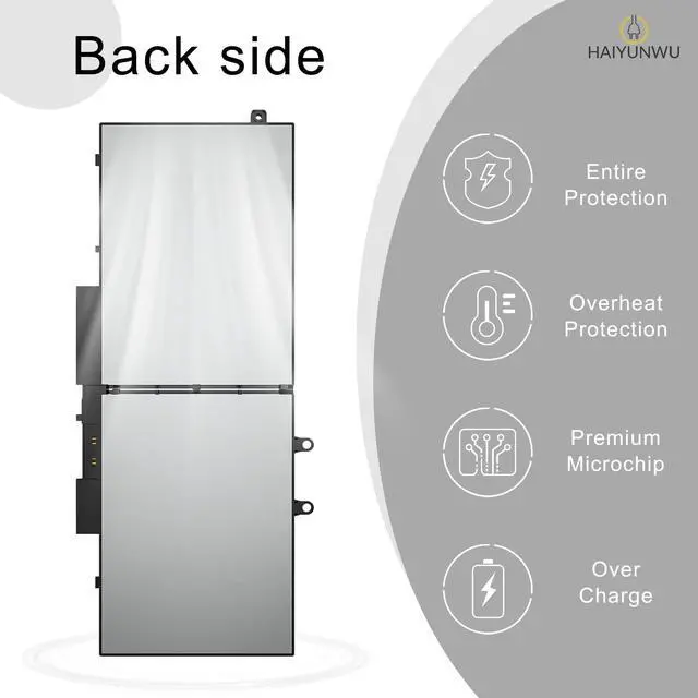 Alt view image 7 of 7 - 68Wh 3HWPP Laptop Battery Compatible with Dell Latitude 5401 5410 5411 5501 5511 5510 Precision 3541 3550 3551 Inspiron 7500 7506 7706 2-in-1 03HWPP 10X1J N2NLL 1VY7F 451-BCMN