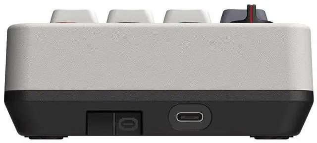 Alt view image 3 of 7 - 18 Keys Retro Mechanical Numpad, Supports PC Numpad & Standard Calculator Mode, Hot-swappable, PC Calculator Shortcut Button, Bluetooth/2.4G/Wired Numpad for Windows and Android - N Edition