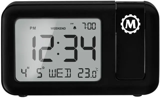 Alt view image 7 of 7 - Projection Clock with Large Display and Backlight