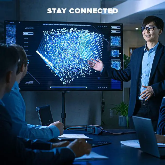 Alt view image 6 of 7 - Flat Plug Extension Cord 25 ft with Slim Space-Saving Plug Design, Low Profile Extension Cord 16AWG (Black)