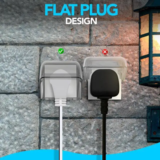 Alt view image 4 of 7 - 25 Ft Extension Cord 360° Rotating Flat Plug, 16 AWG, Slim White Power Cable for Tight Spaces, ETL Certified for Indoor & Office Use