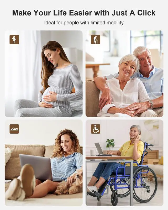 Alt view image 7 of 7 - Remote Control Outlet, 200FT Long Range Wireless Light Switch, Mini Electrical Outlet Plug, 15A/1875W High-Power for Lamps, Christmas Lights, Household Appliances, FCC & ETL Listed