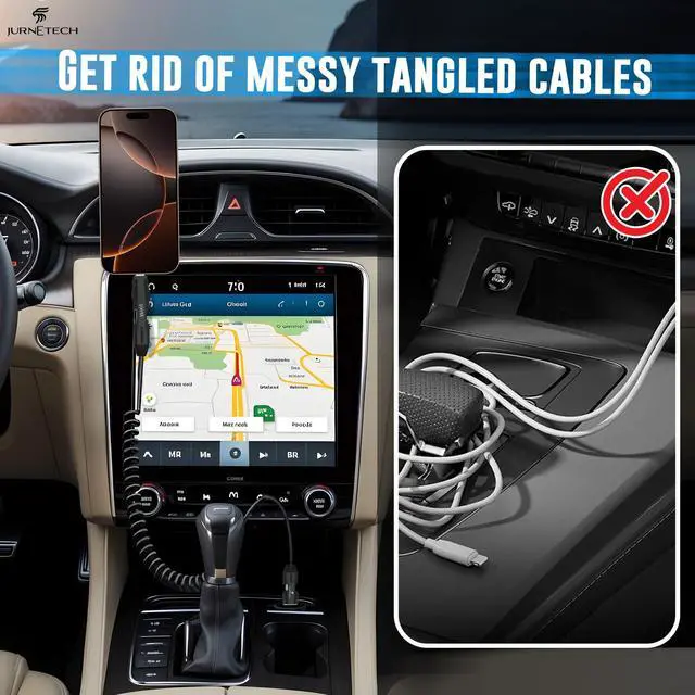 Alt view image 4 of 7 - 100W Multi Charging Cable - 6-in-1 Universal Fast Charging Cable with Zinc Alloy Connectors & PU Cable, Adjustable Length 120cm | C to C, USB to Type-C, Lightning, Micro - MFI Certified