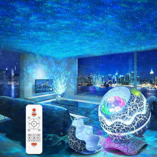 Main image of Star Projector, Galaxy Projector for Bedroom, LED Night Light Aurora Projector with Bluetooth Speaker, White Noise, Timer and Remote, Room Decor, Gifts for Kids, Adults, Christmas, Birthday